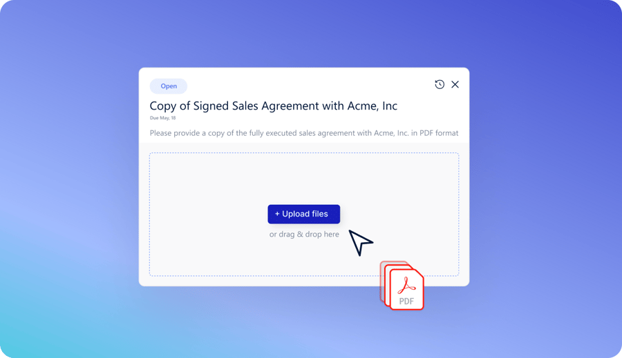 UpLink client upload — no login required