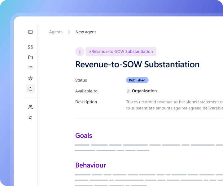 Revenue-to-SOW substantiation