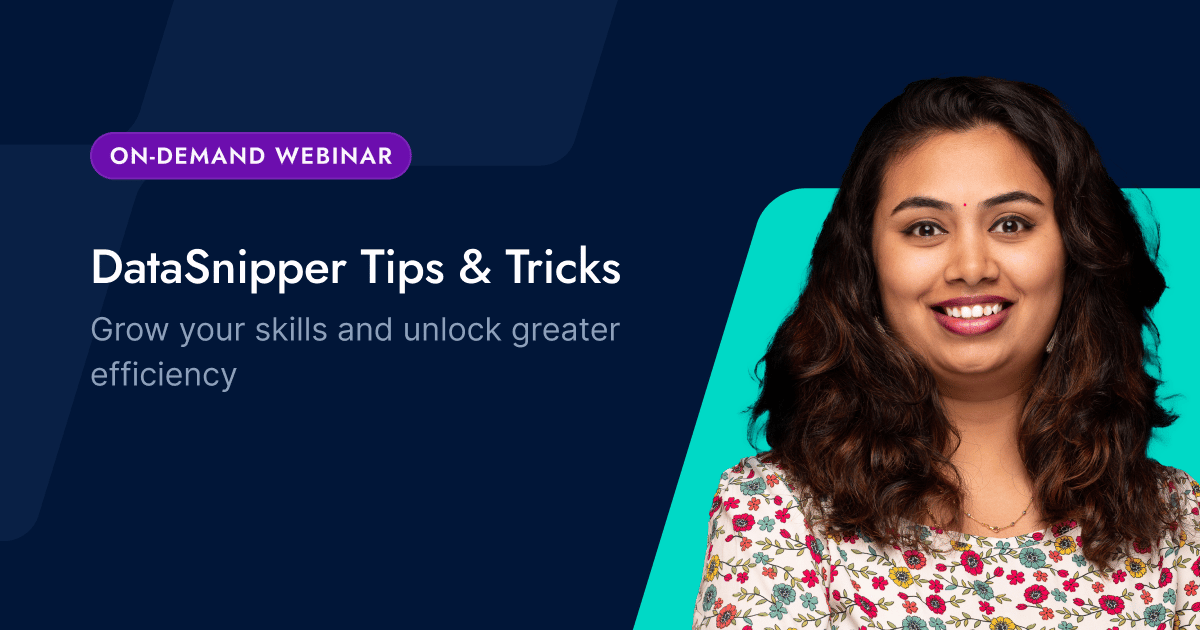 DataSnipper Tips & Tricks - On-demand Webinar — DataSnipper event banner