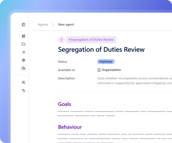 Segregation of duties review