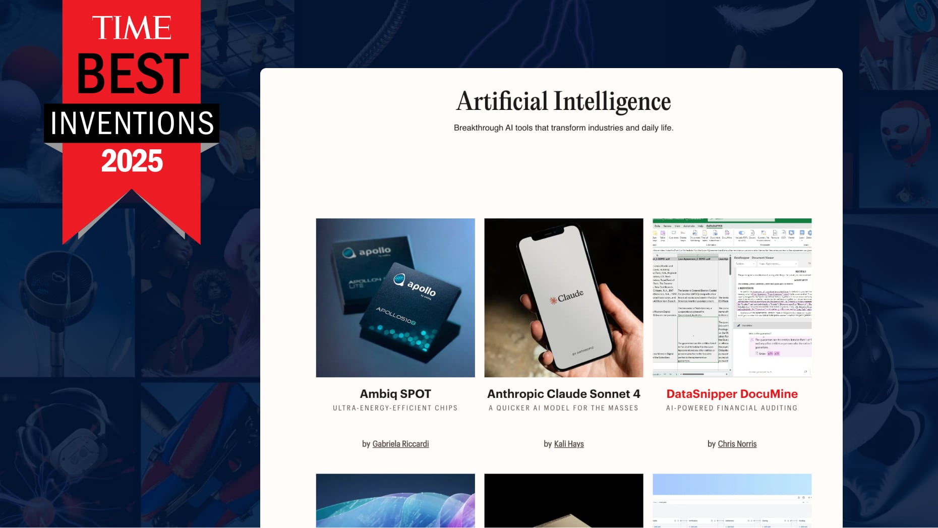 DataSnipper makes TIME’s Best Inventions 2025 list