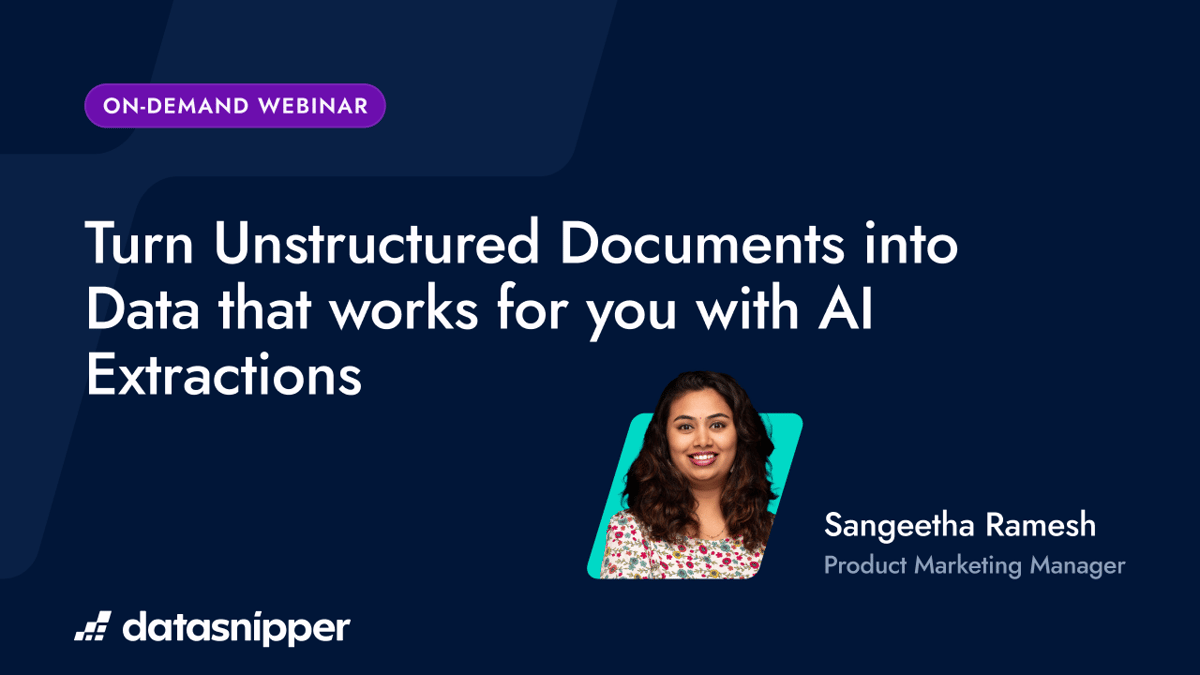 Turn Unstructured Documents into Data that works for you with AI ...
