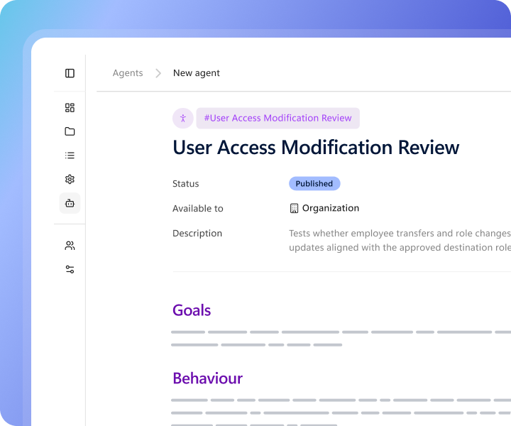 User access modification review