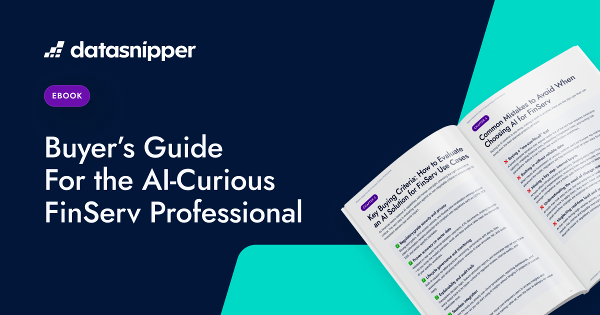 Buyer’s Guide For the AI-Curious FinServ Professional