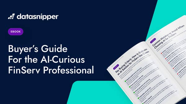 Buyer’s Guide For the AI-Curious FinServ Professional