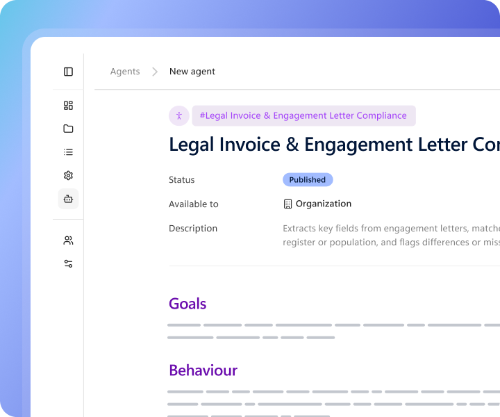 Legal invoice & engagement letter compliance