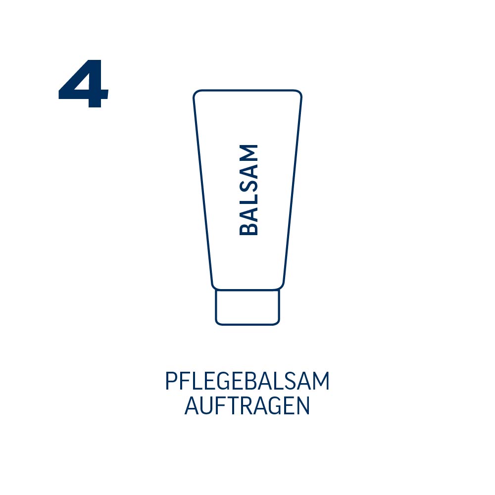 Pflegebalsam auftragen