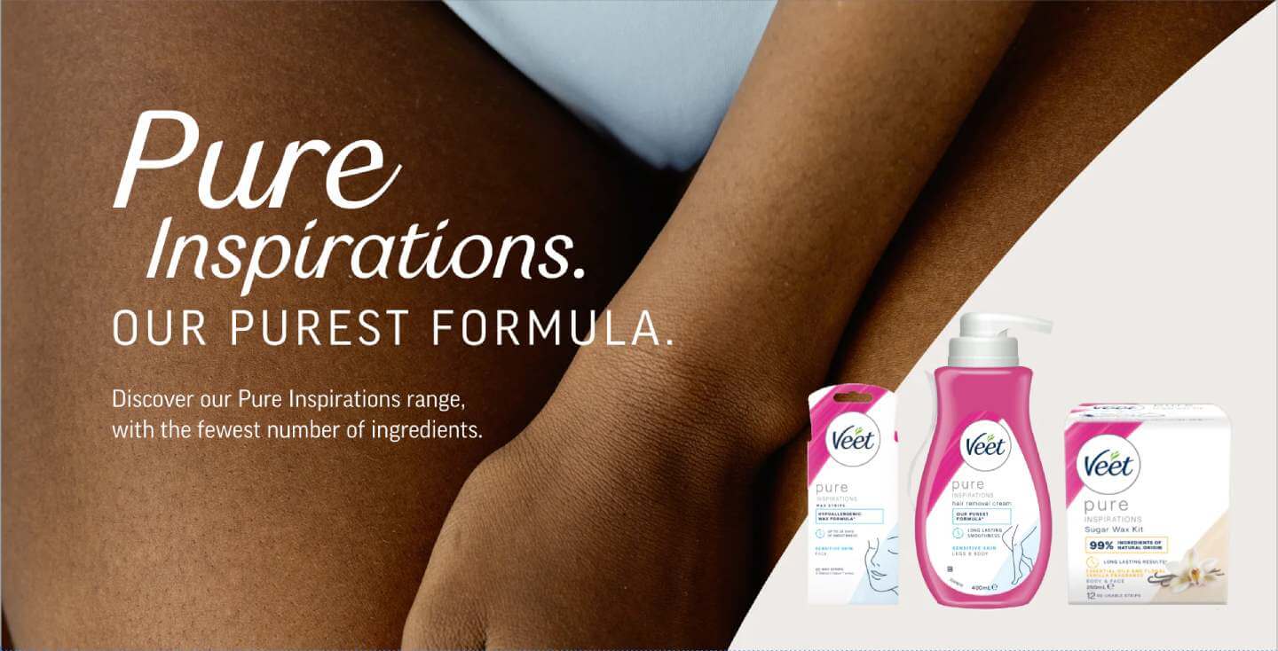 veet pure inspirations our purest formula