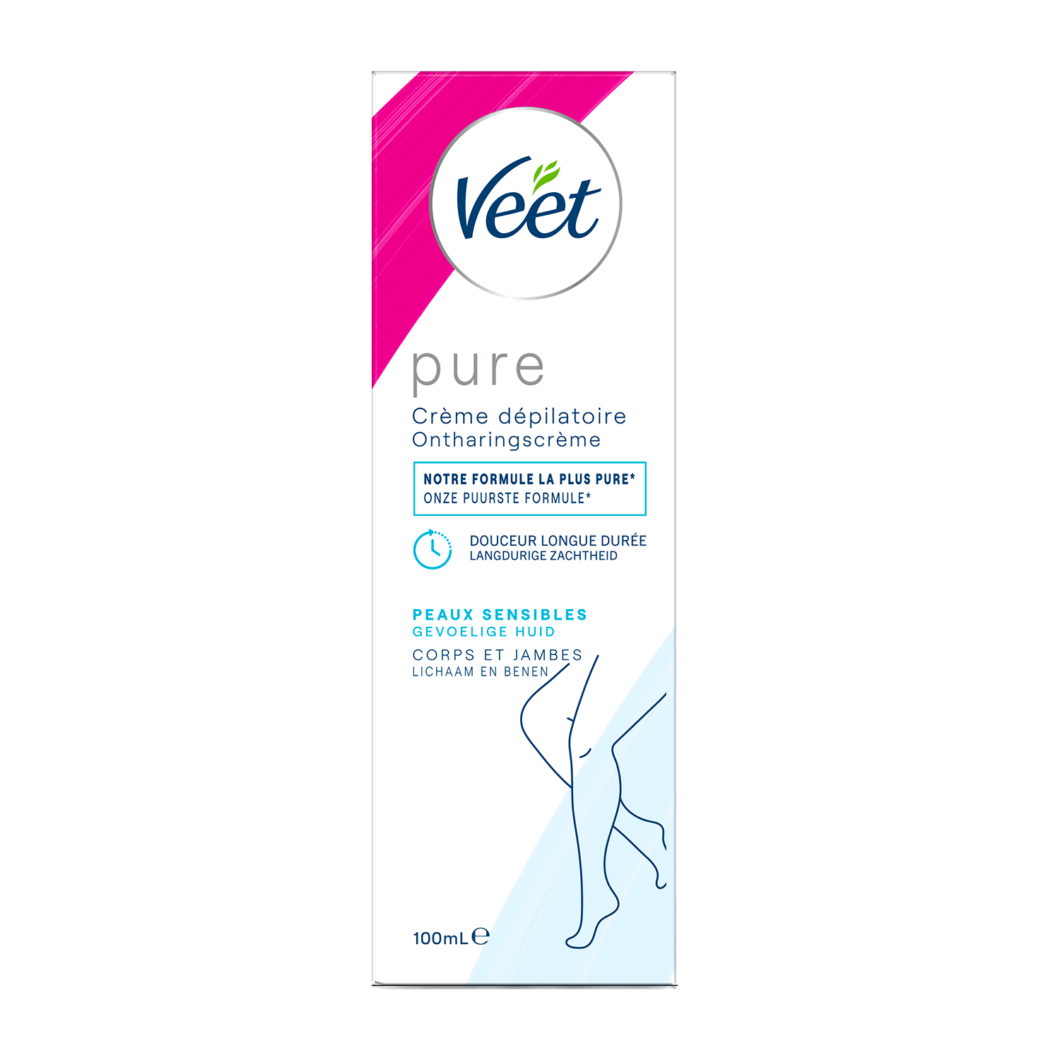 Veet Pure Crème dépilatoire pour peaux sensibles