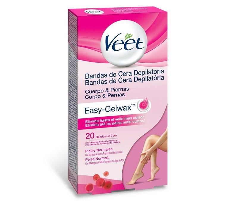 Bandas de cera fría Veet