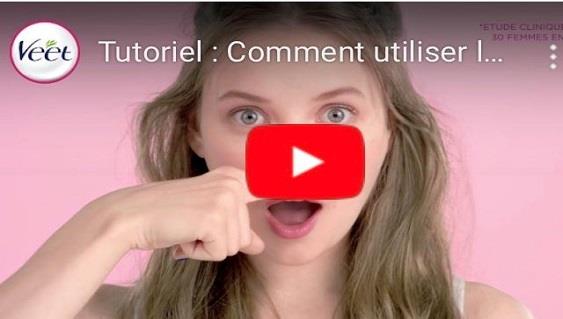 Bandes de cire Veet Easy-Gel pour le visage