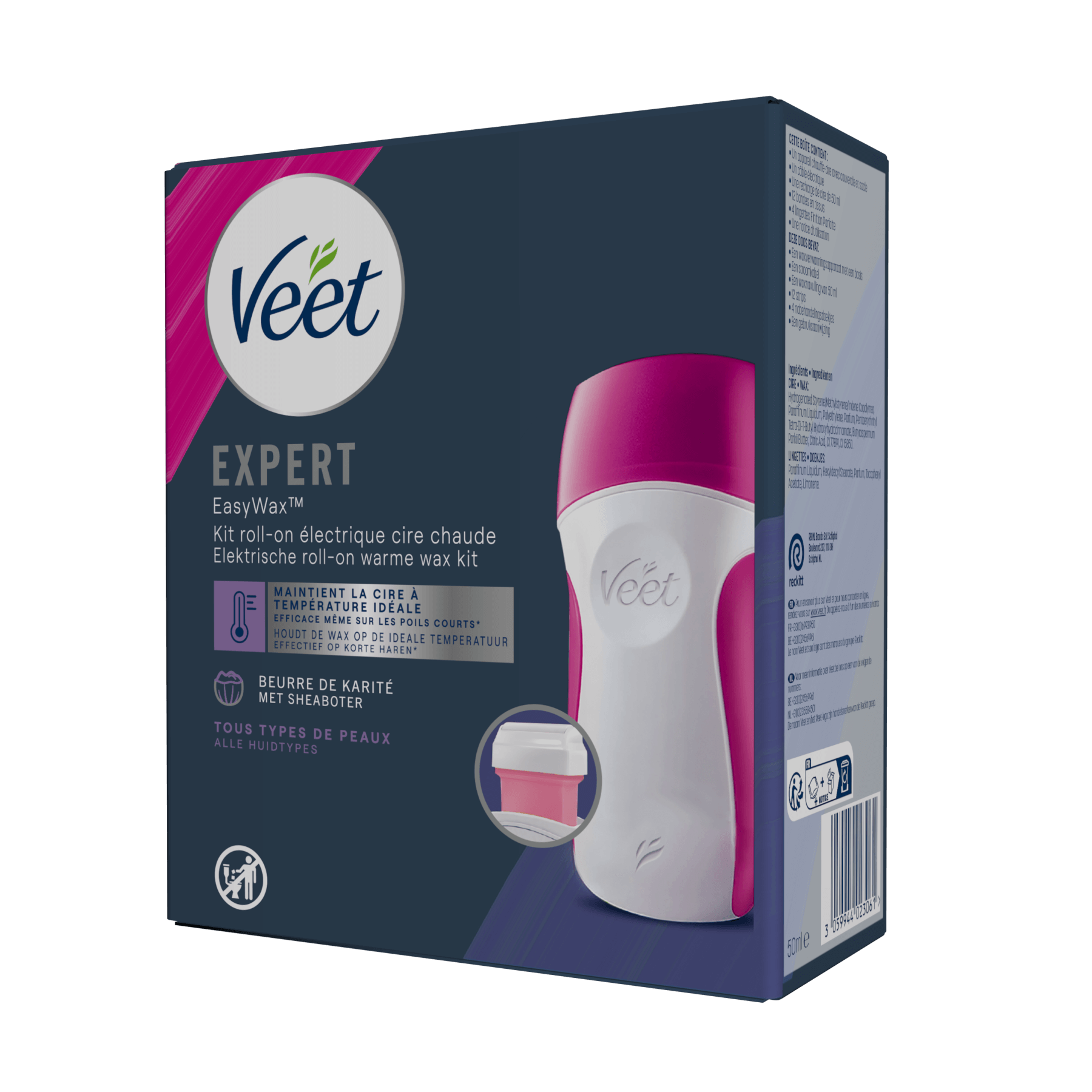 Veet Expert Roll-On électrique EasyWax - Bras & Jambes