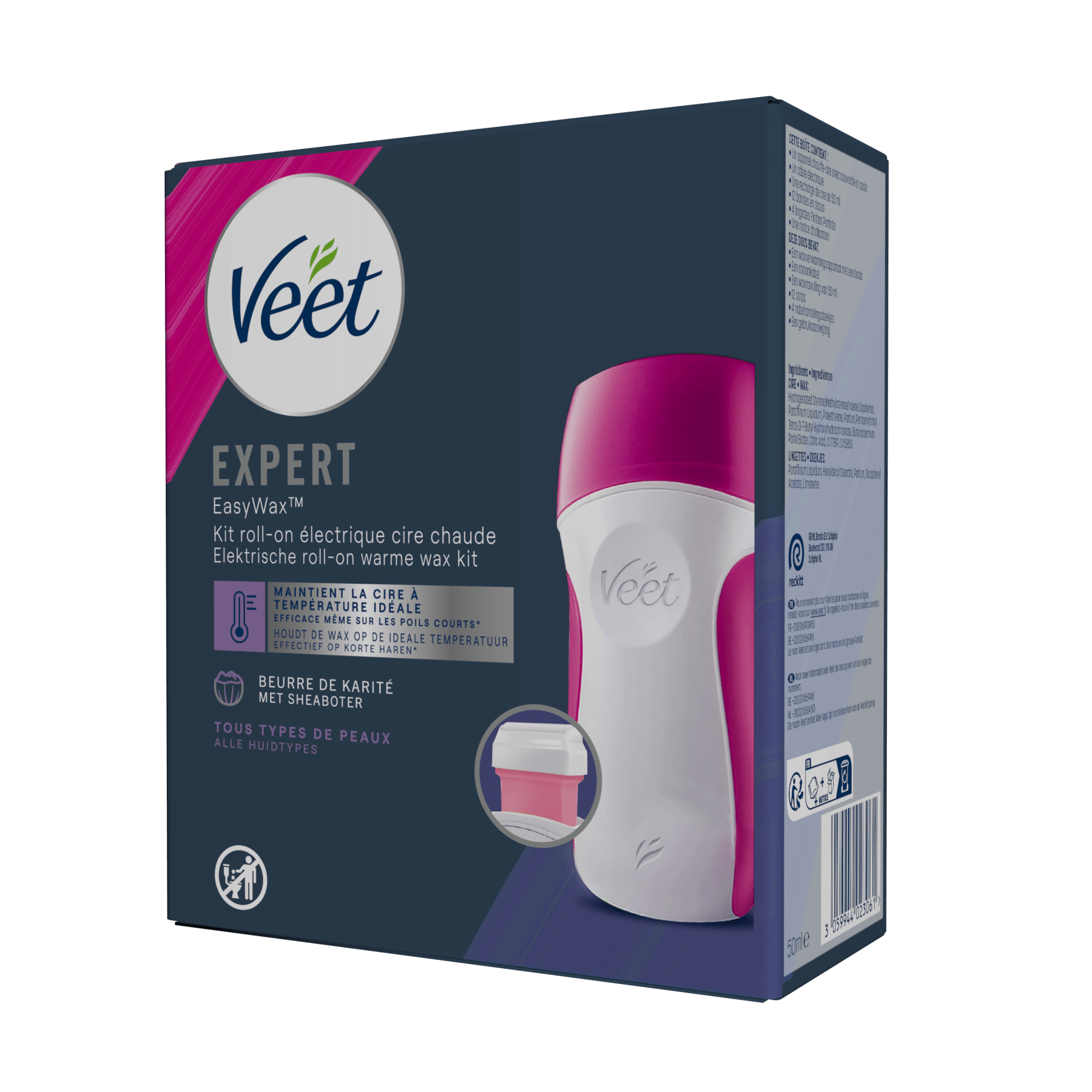 Veet Expert Roll-On électrique EasyWax - Bras & Jambes