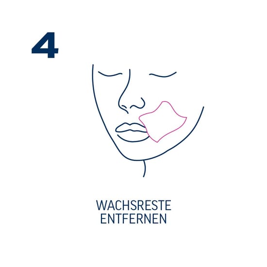 4 wachsreste gesicht