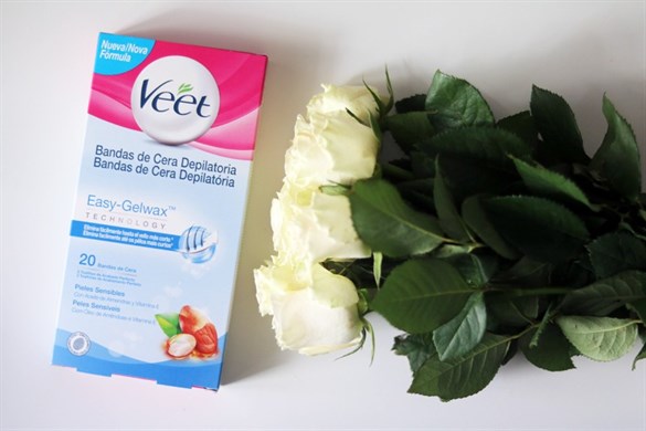 Bandas de cera depilatória Veet