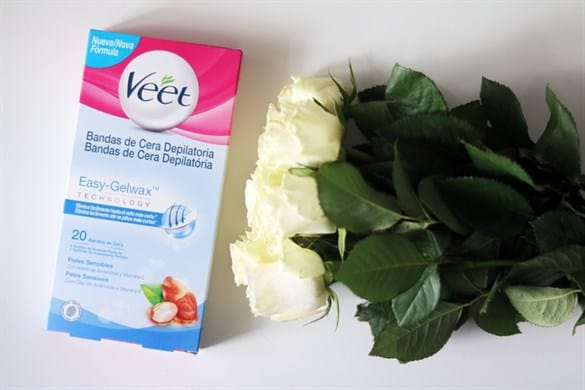 Bandas de cera depilatória Veet