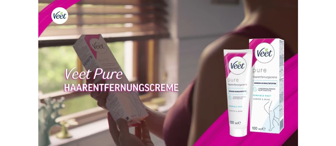 Entdecke die Veet Pure Haarentfernungscremes