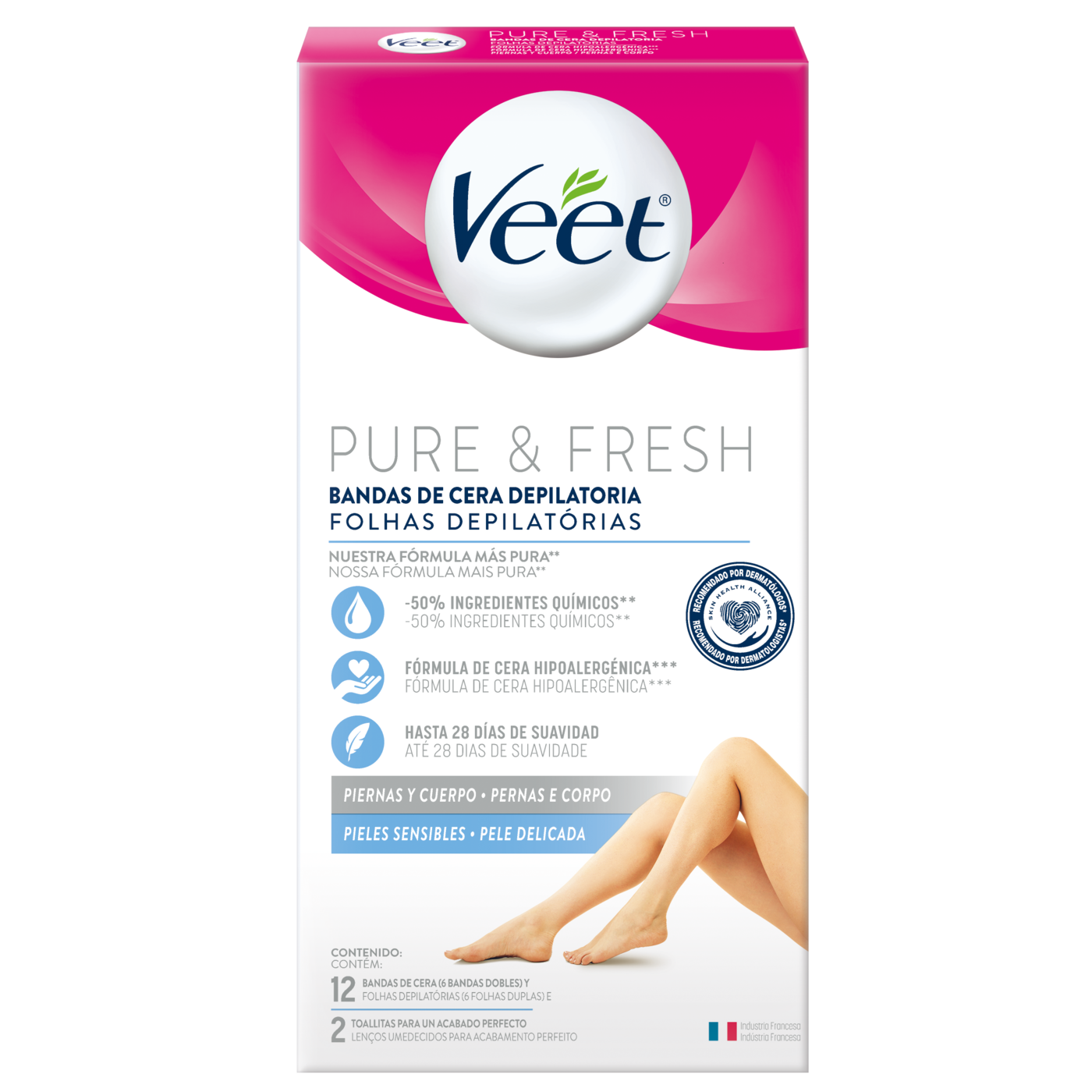 Bandas Corporales de Cera Fría Veet®