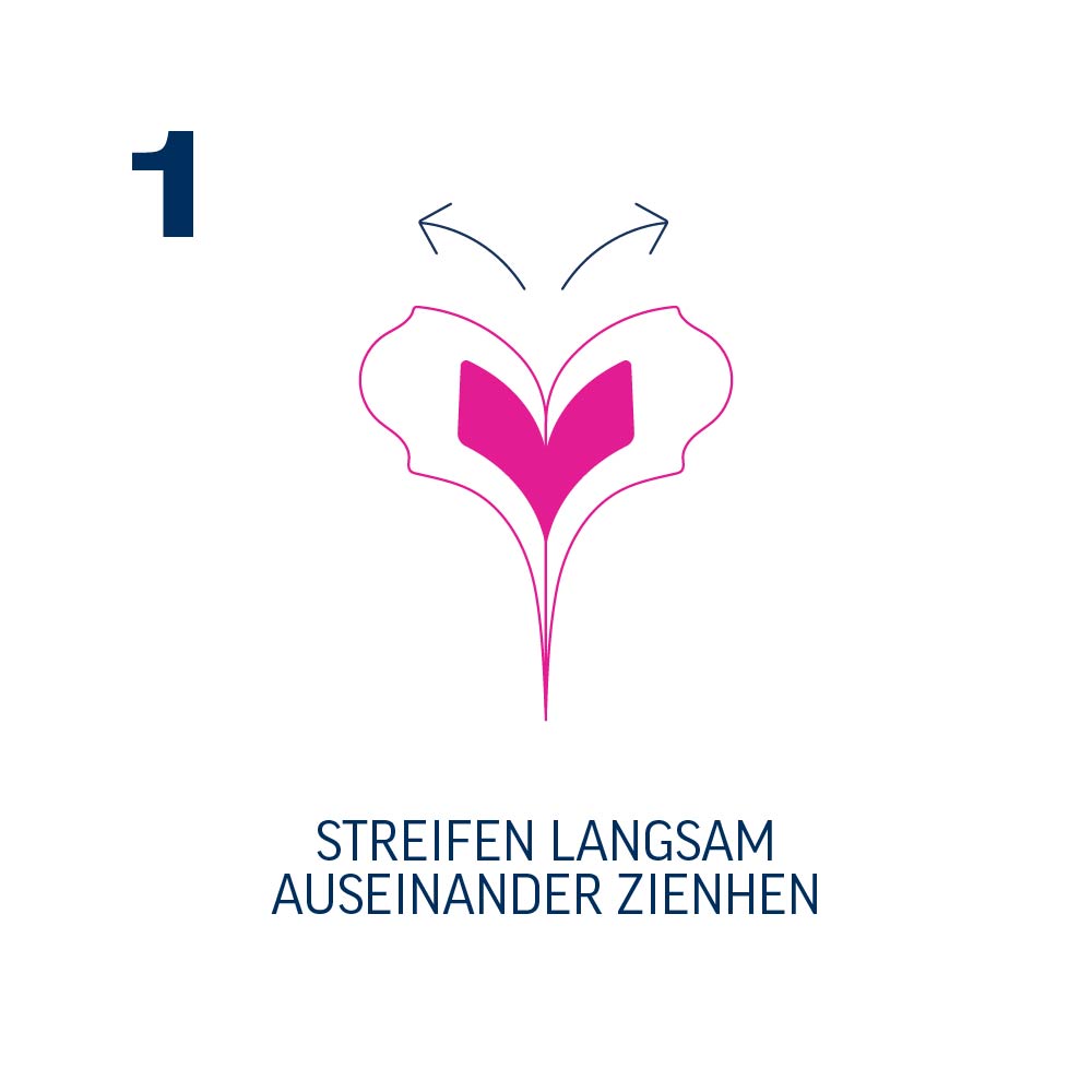 1 auseinander ziehen