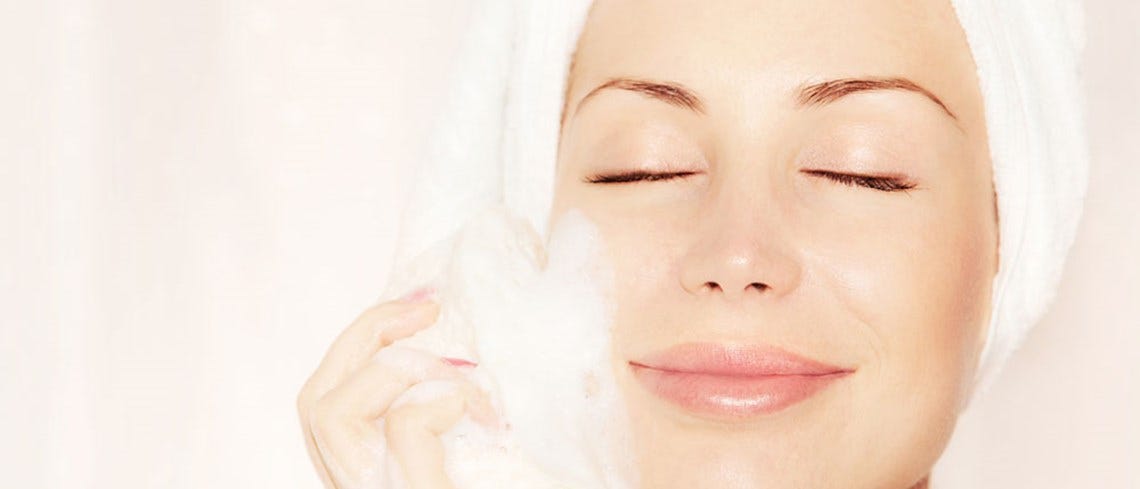 Removing hair in the shower