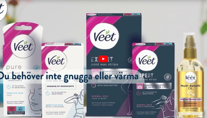 Så här använder du Veet vaxremsor