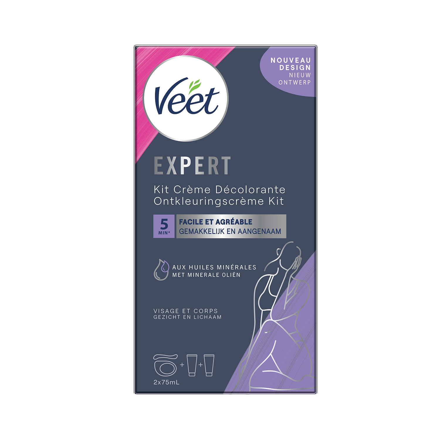 Veet Expert Kit crème décolorante