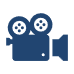 blue camera icon