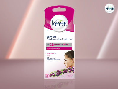 Cómo usar Easy – GelWax™ bandas depilatorias faciales de cera fría