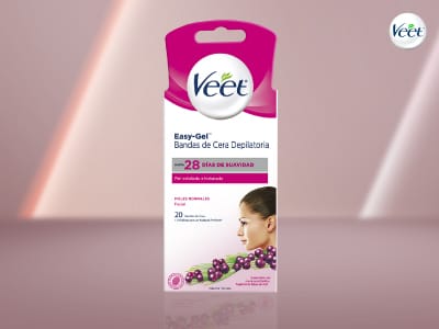 Cómo usar Easy – GelWax™ bandas depilatorias faciales de cera fría