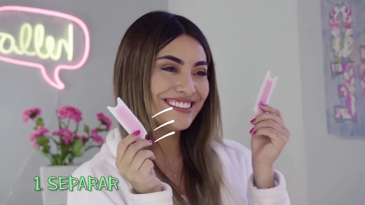 Cómo usar Easy – GelWax™ bandas depilatorias faciales de cera fría