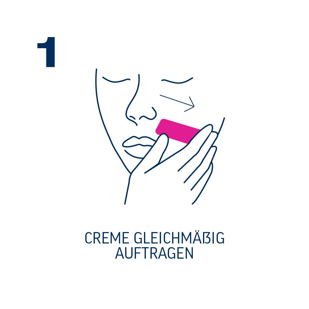 1 auftragen gesicht