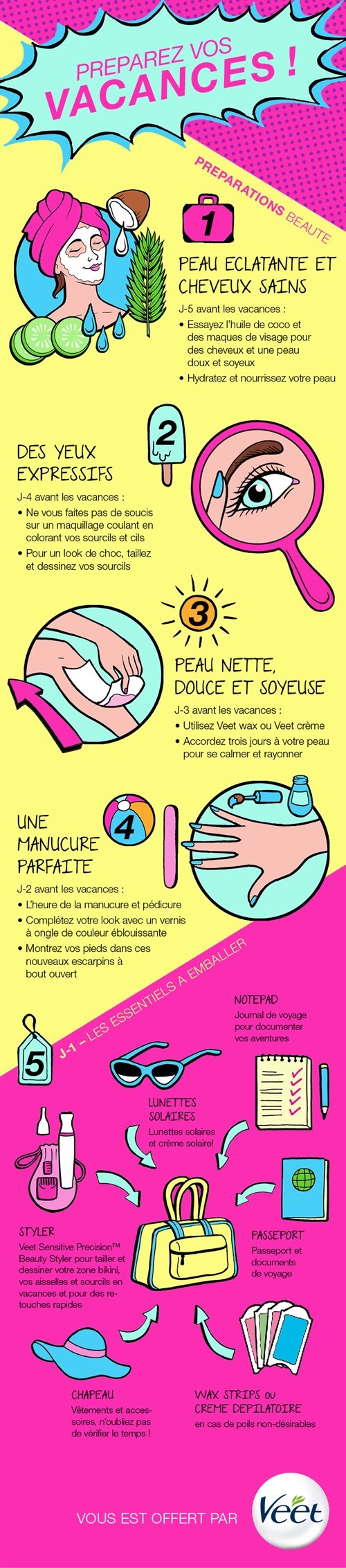 Préparez vos vacances