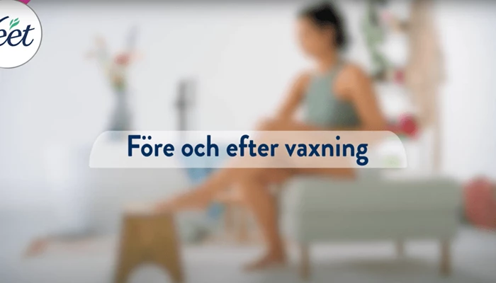Före och efter vaxning
