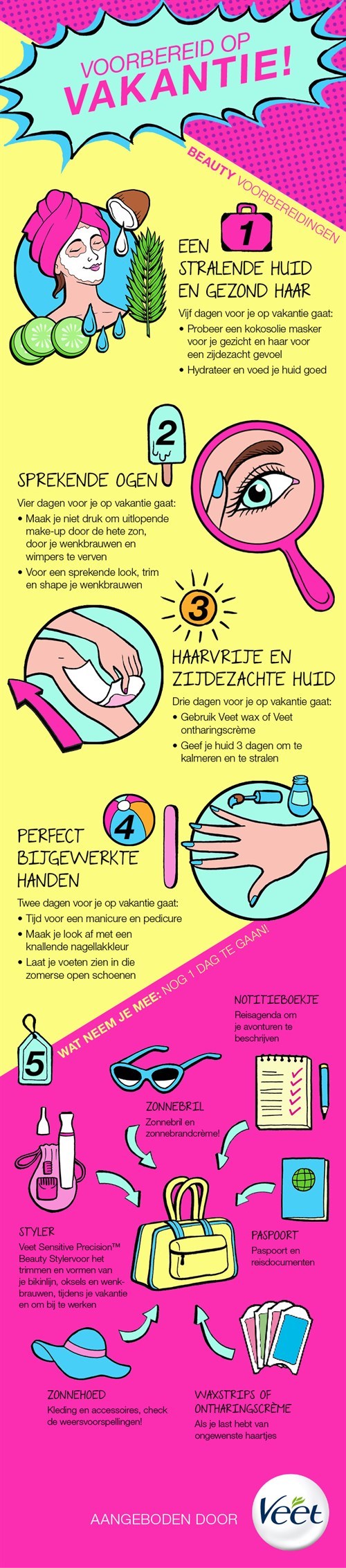 Voorbereid op vakantie