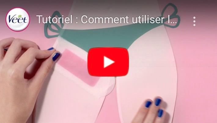 Veet Tuto Youtube Bandes de Cire Froide Maillot