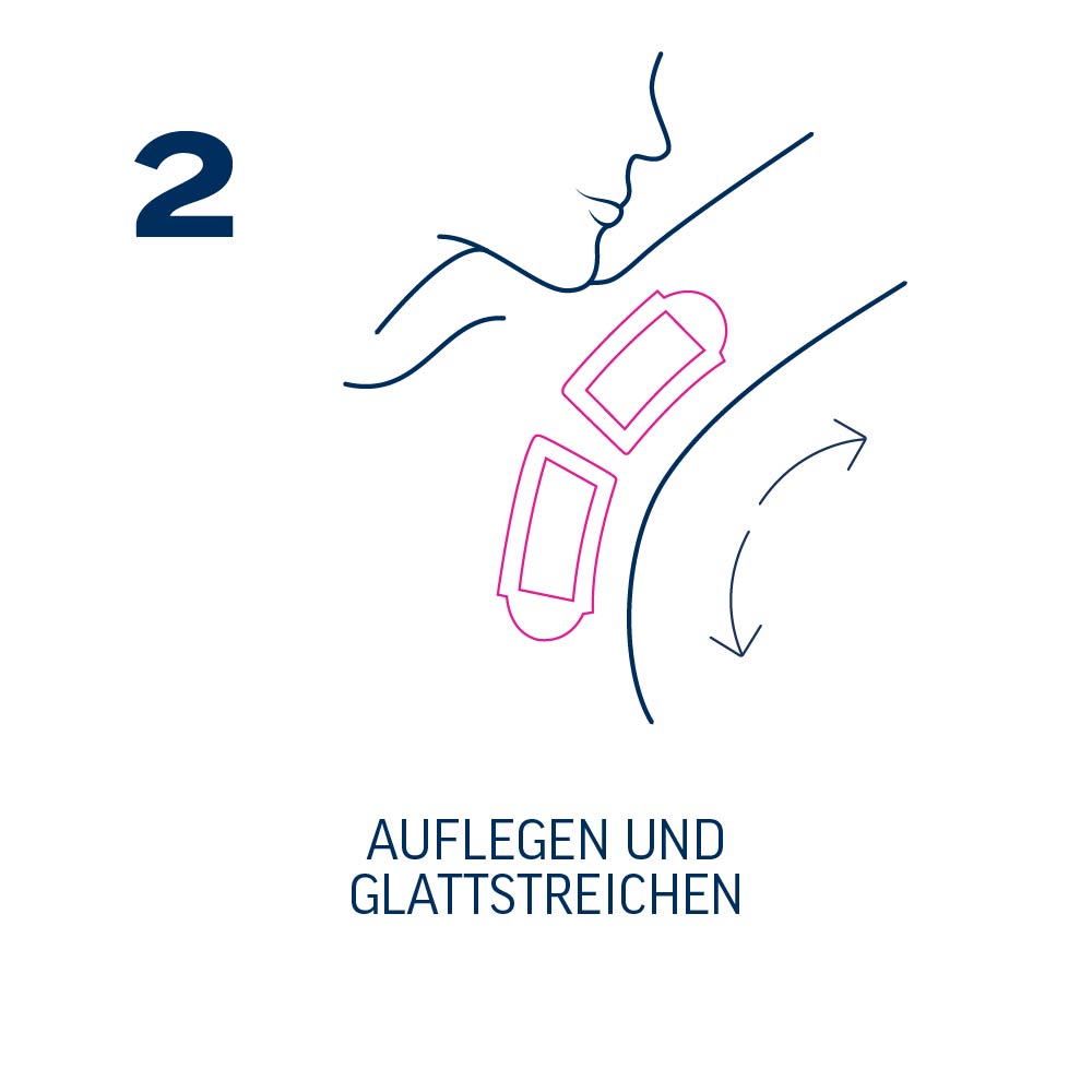 2 auflegen achsel