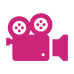 pink camera icon