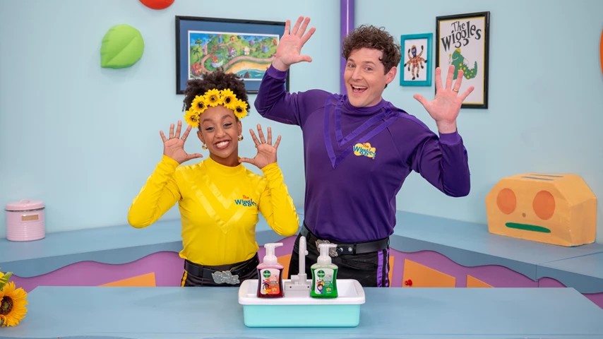 two people showing their hands