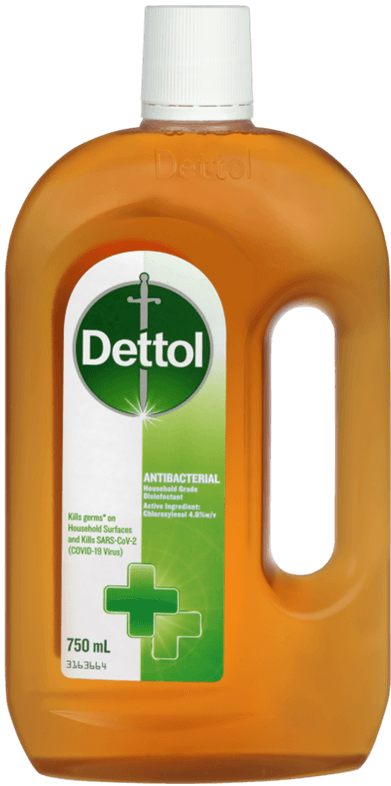 Dettol 750ml 除菌剤 2本セット Dettol Antiseptic Disinfectant Liquid 750ml - Pack of 4