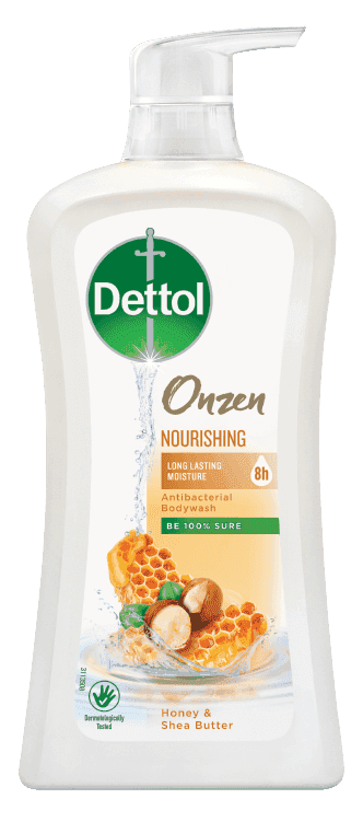 Sữa tắm Dettol kháng khuẩn & dưỡng thể Mật Ong và Bơ Hạt Mỡ
