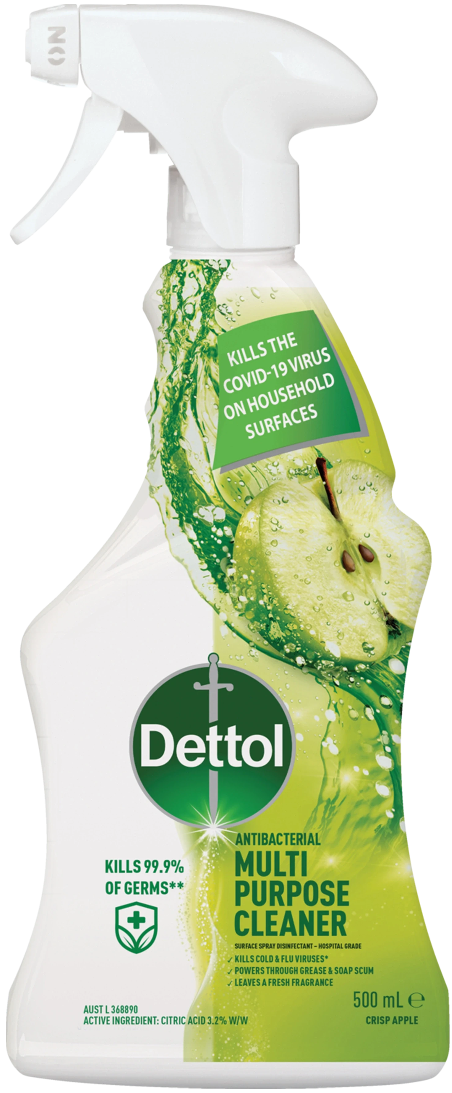 Healthy Clean Multipurpose Trigger Apple 500ml | Dettol NZ
