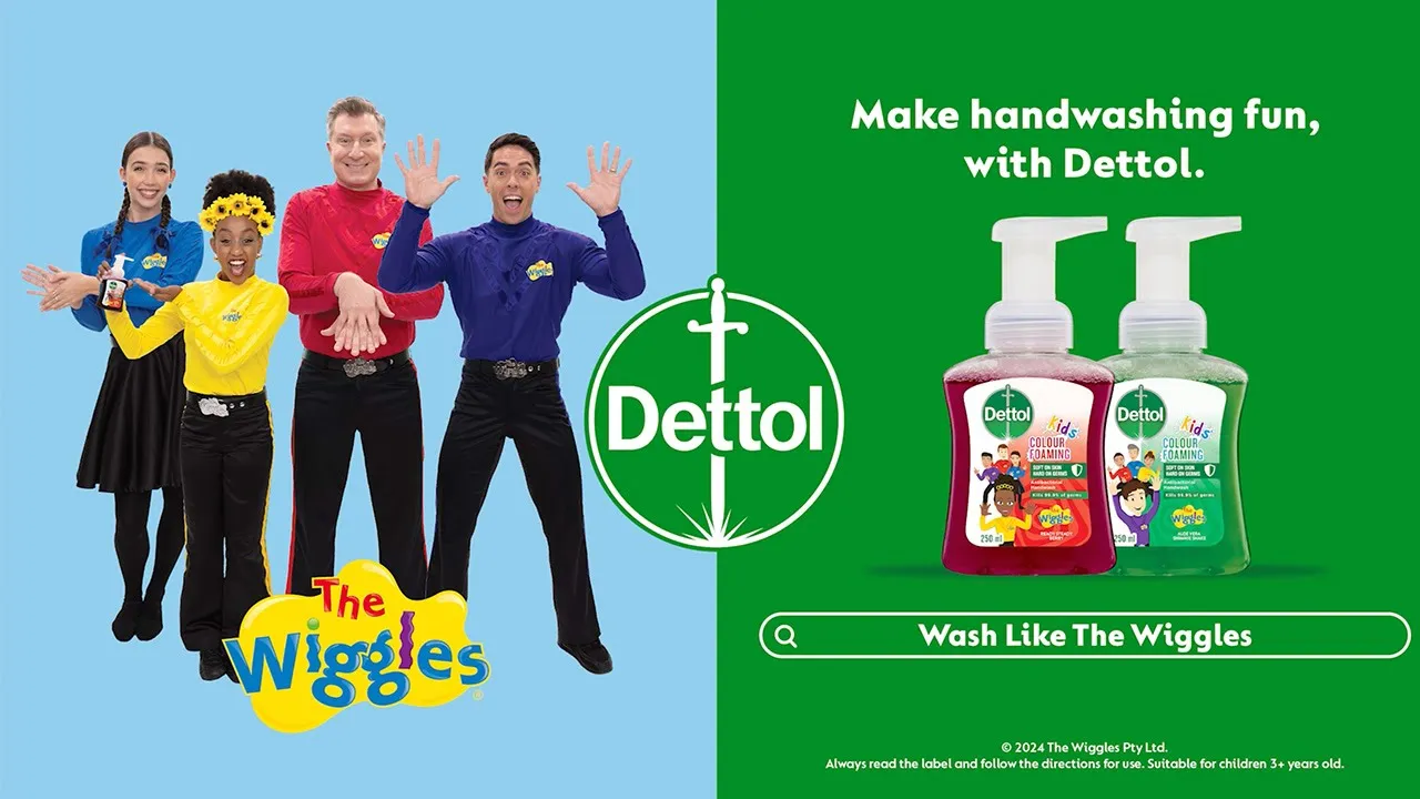 Wash your hands like The Wiggles