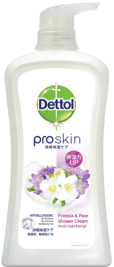 Dettol ProSkin Freesia & Pear Shower Cream