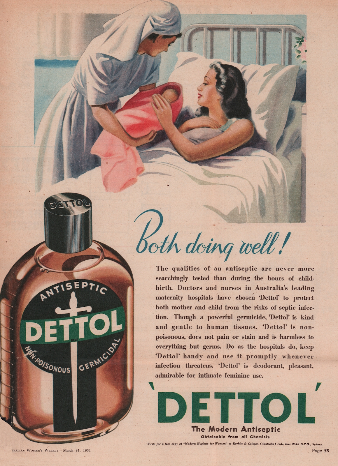 Dettol wurde in größerem Umfang verfügbar