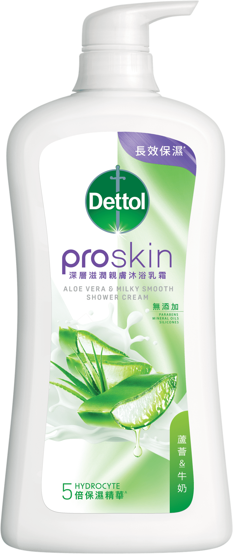 Dettol ProSkin Moisturising Aloe Vera & Milky Smooth Shower Cream