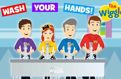 Wash your hands like The Wiggles