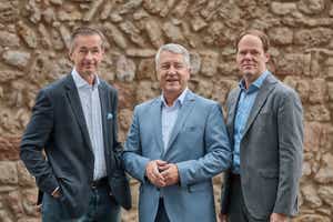 Vorstand der Europäischen Reiseversicherung AG: Andreas Sturmlechner, Wolfgang Lackner, Christian Wildfeuer. © Florian Albert