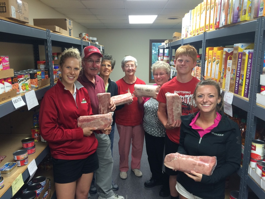 Deb and Jeff Hansen Foundation donates truckload of pork to replenish rural food pantries