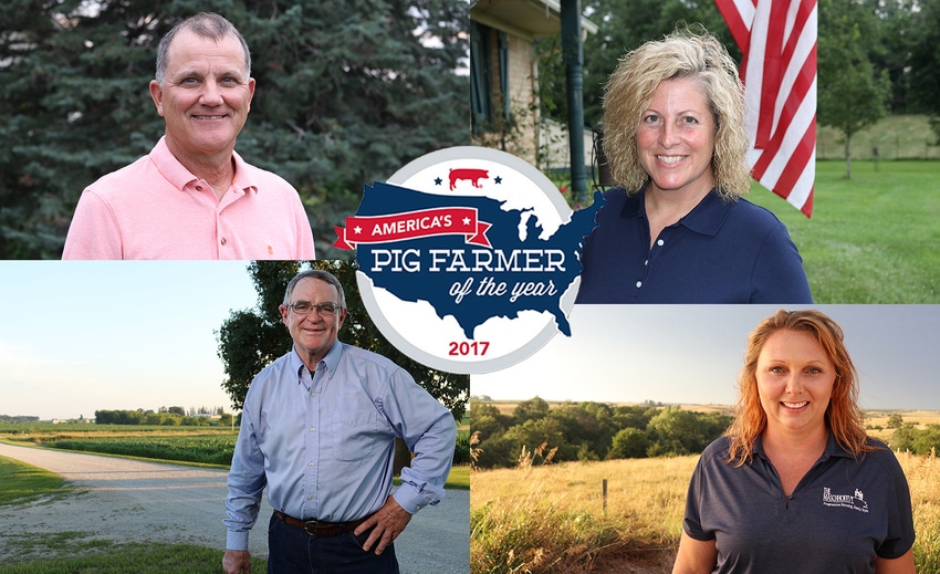 2017 America’s Pig Farmer of the Year finalists announced