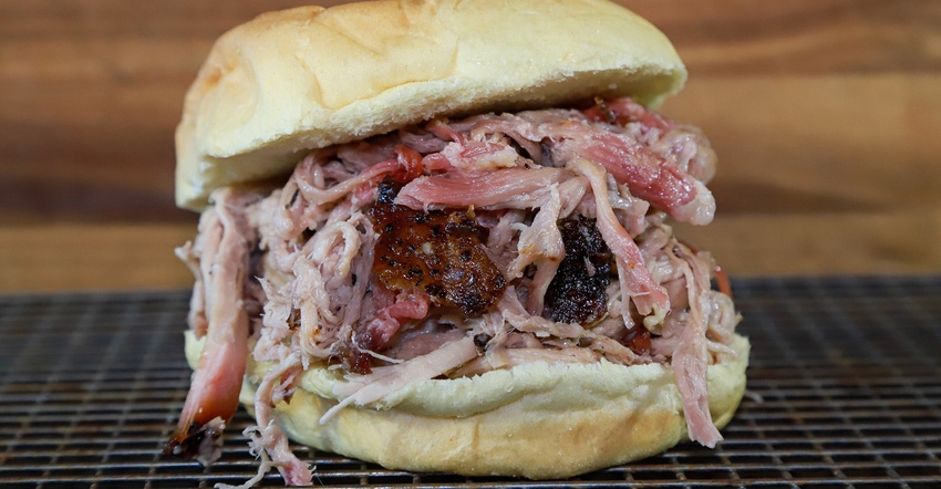 Whatcha Smokin? BBQ + Brew pulled pork sandwich Whatcha Smokin? BBQ + Brew pulled pork sandwich